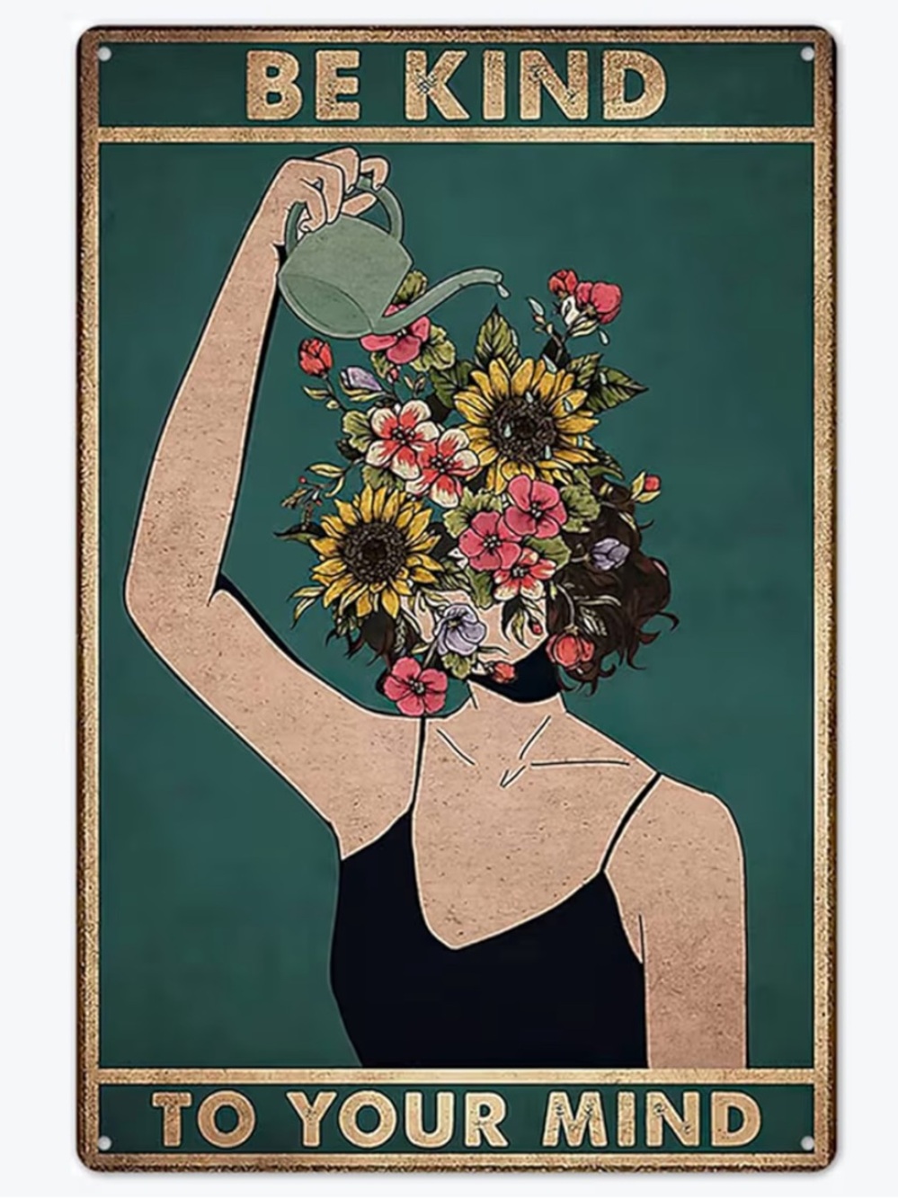 Be kind to your mind wall art